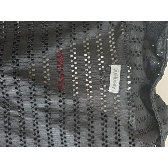 Hurley Women's 2 Piece Crochet Cover Up Set Shirt & Pants Swim Beach Outfit M NW - Picture 6 of 11